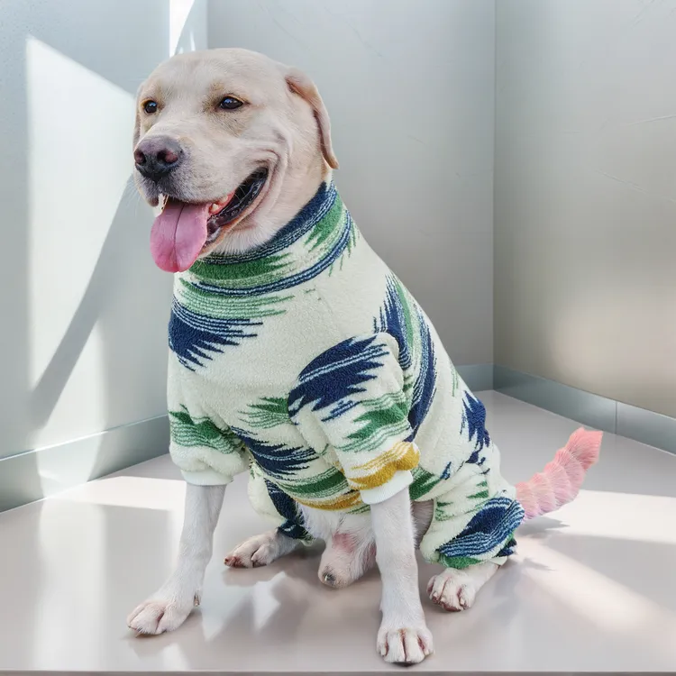 宠物四脚柔软绒衣狗衣服秋冬新款25年可爱帅气超萌连体宠物服装