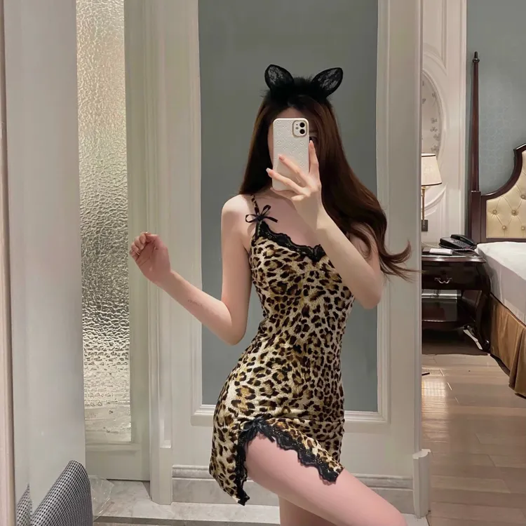  【梦魂不舍】复古风性感开衩裙