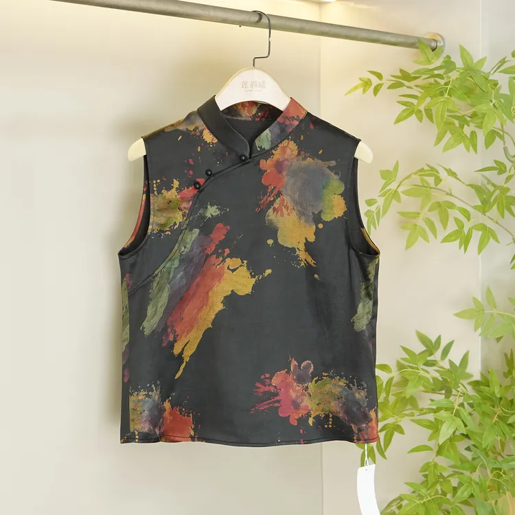 珍珠缎惊鸿上衣新中式国风女装 X2502166-802