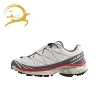 SALOMON萨洛蒙 XT-6  舒适百搭跑步鞋 男女同款 白灰红