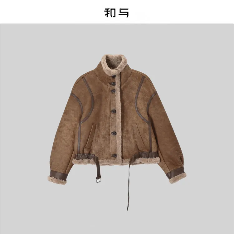 Tender Jinger｜ 和与系列 土耳其进口皮毛一体外套H54ALU10120