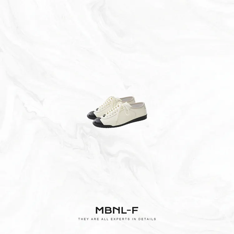 MBNL-F“黑胶小香” 高定100%羊皮复古感休闲鞋 秦磊XM-XXZ9079