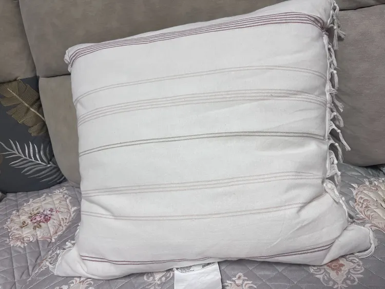 专供美国沃尔玛原单麻棉混纺抱枕55*55