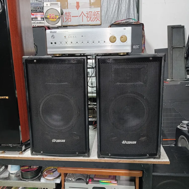 湖山10寸专业音箱一套，实物图片 不包邮价格