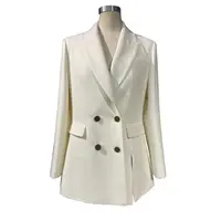 23001小西装100%精纺羊毛修身显瘦气质外套小个子百搭设计师轻奢