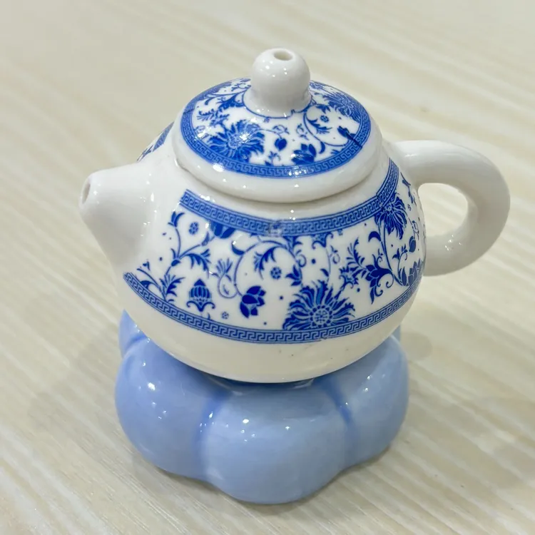 茶壶转转创意手工手绘摆件转转茶道茶宠摆件装饰品