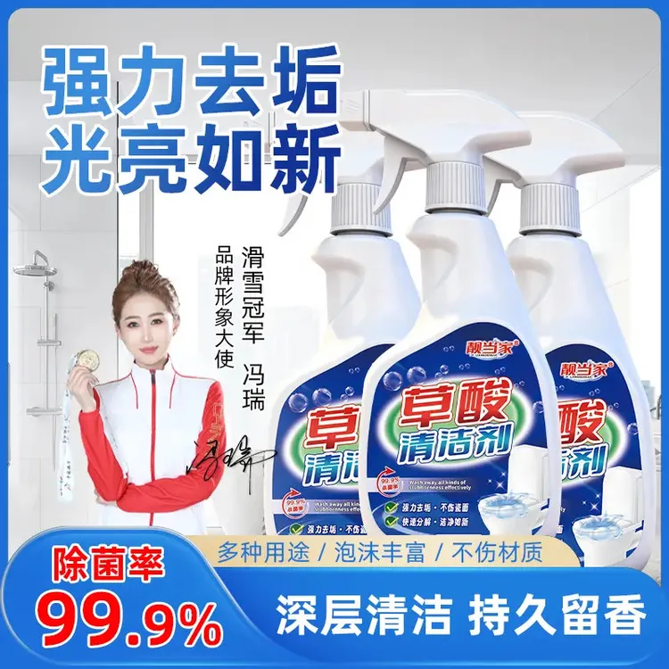 靓当家草酸清洁剂厕所瓷砖强力去污泥地板马桶外墙除垢D1
