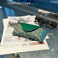 眼镜收纳包抗压便携式男女近视眼镜保护套挂包防掉时尚墨镜眼镜盒