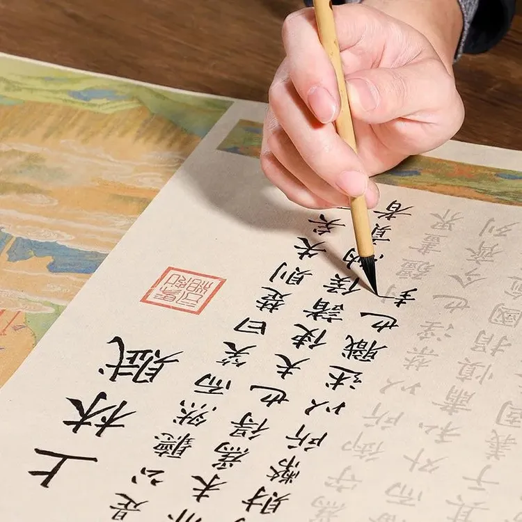 上林赋全文长卷字帖宣纸卷轴锦盒装描红全五米送礼物练字