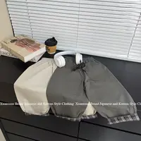 儿童秋款休闲裤新款男童纯棉长裤中小童百搭宝宝时尚纯色直筒裤潮