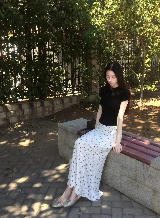 SS969夏装搭配一整套盐系轻熟冷淡系纯欲风高级感上衣裙子套装