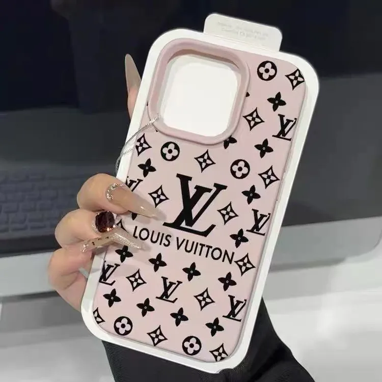 欧美英文LV黑适用苹果15promaxiPhone14手机壳简约16潮流12创意13