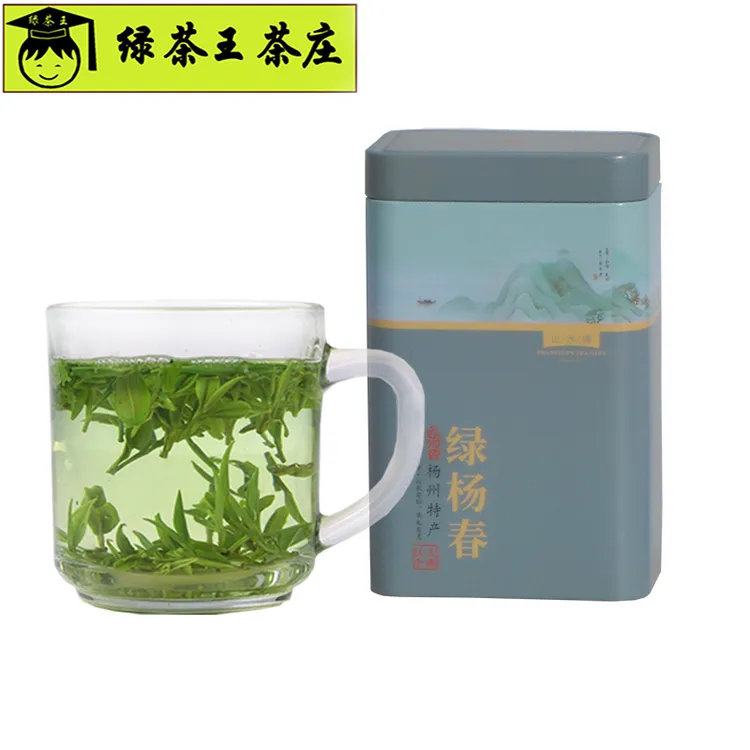 2025扬州早茶叶100g绿杨春新茶绿茶桶装铁罐装茶道自己喝的好江苏