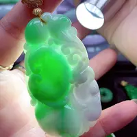 颈饰银S925镶嵌翡翠翡翠