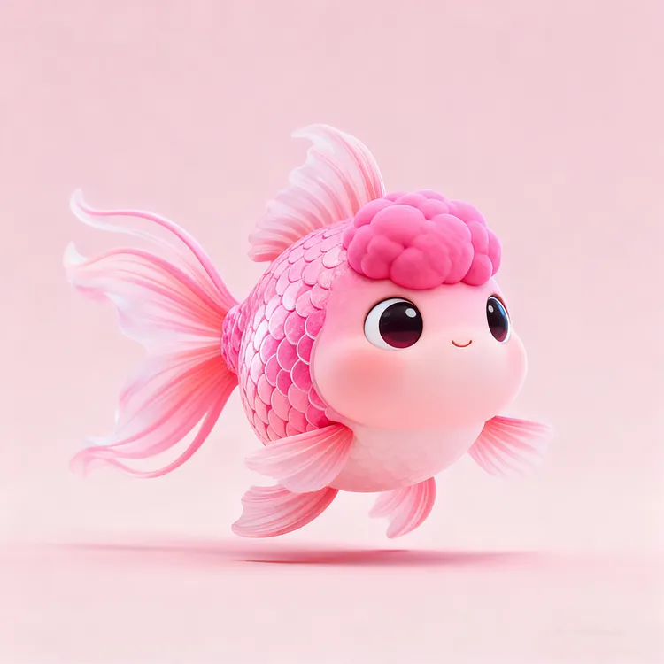 精品短尾将军巨无霸白虎小型观赏金鱼活体