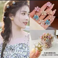 时尚甜美清新五瓣小花朵侧边夹成人发饰头饰