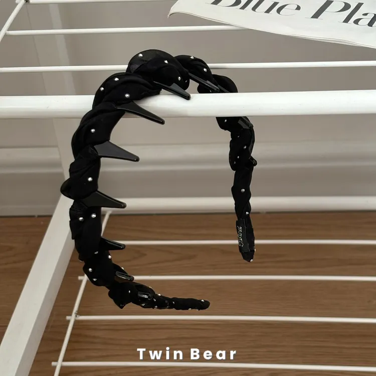 G038带齿防滑发箍舒适水钻外出发卡发饰头饰女压发头饰饰品