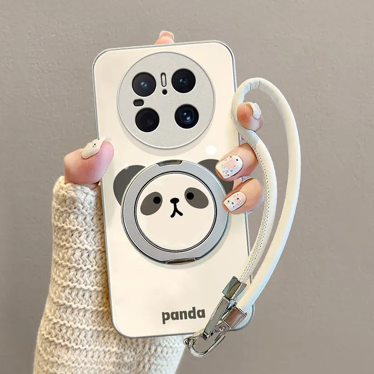 壹适用华为mate70手机壳全包防摔HUAWEImate60pro+可爱网红圆脸熊