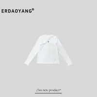 ERDAOYANG "新世纪解构" 新款线条字母圆领修身长袖CXG033