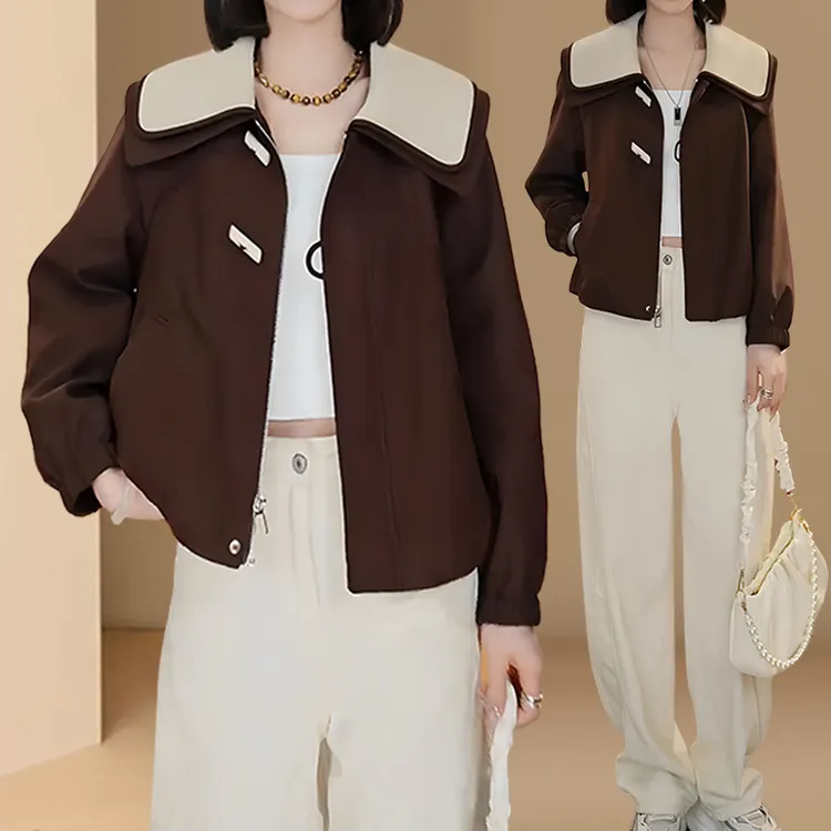 休闲外套女2025春秋新爆款洋气质时尚减龄轻奢高级感百搭短款上衣