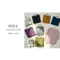 晴晴家-【休闲百搭】秋季韩系时尚多巴胺糖果长袖圆领卫衣5610