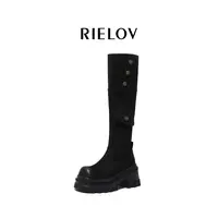 【RIELOV】增高8cm时尚潮流百搭马丁靴8219-1