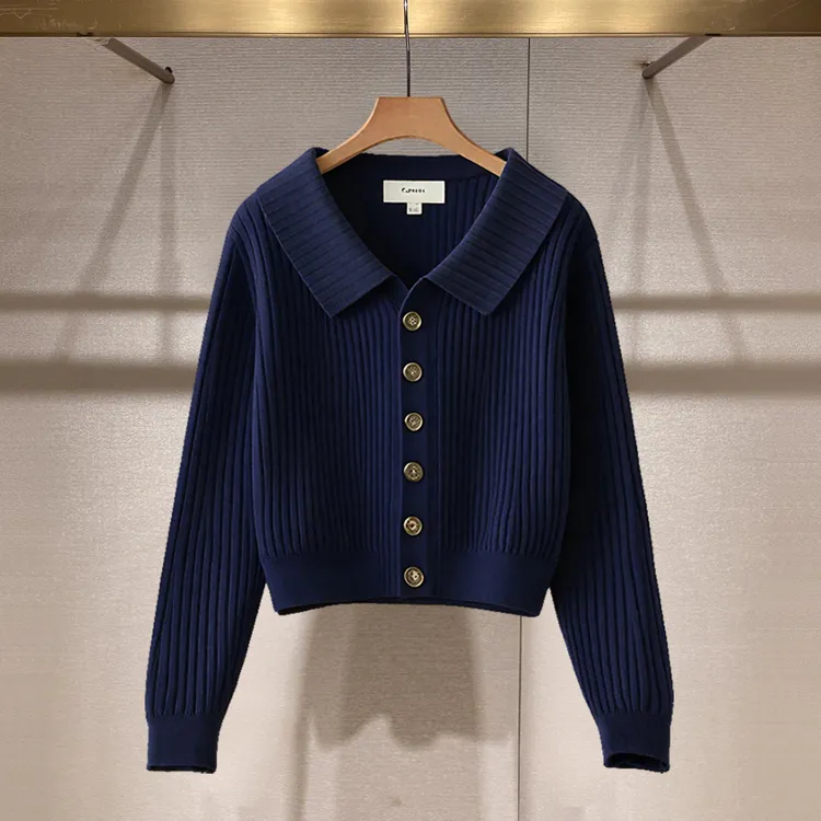 法式高端轻奢针织开衫毛衣女2025秋季新款慵懒风洋气简约外套上衣