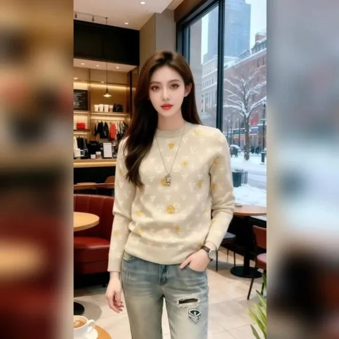 【专柜品质】简欧轻奢秋冬圆领针织衫毛衣男士时尚潮流保暖打底衫