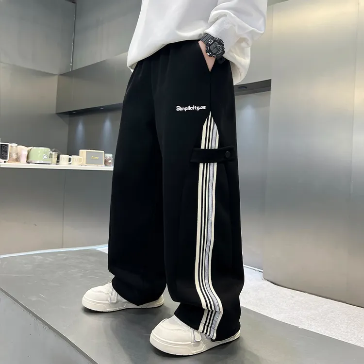 男童裤子春秋直筒卫裤2025秋季新款中大童休闲韩版运动儿童外穿潮