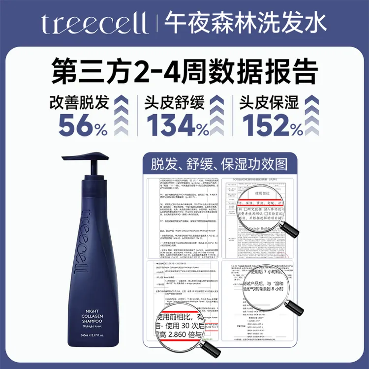 【噢么呐专属】treecell特丽赛尔度假清晨清洁修护洗发露午夜森林清洁控油去屑