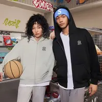 【春秋款】重工刺绣高品桦棉卫衣男女用款连帽开衫