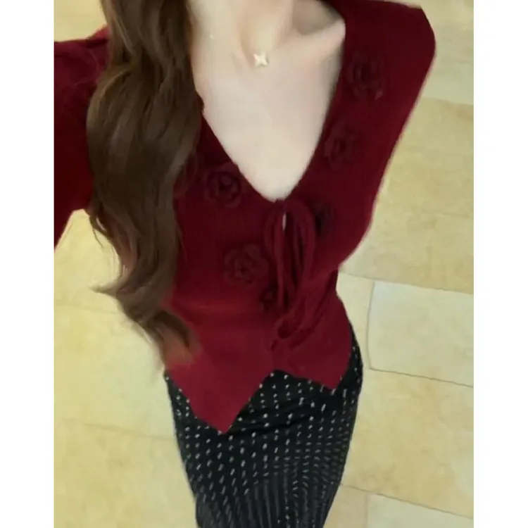 御姐穿搭2026过新年氛围感气质毛衣半身裙子两件套冬季纯欲风套装