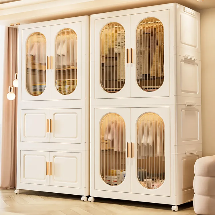 免安装宝宝衣柜儿童衣服整理箱婴儿小衣橱塑料家用简易收纳储物柜