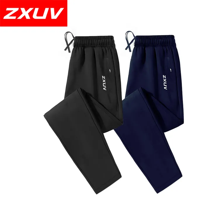 ZXUV021秋男女款可装手机针织长裤保暖户外跑步