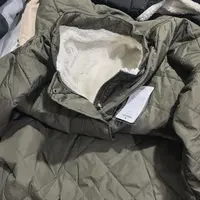 92201棉衣外套菱形格加棉女士休闲外套