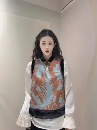 九月  凤凰生花  新款新中式显瘦国风气质复古马甲