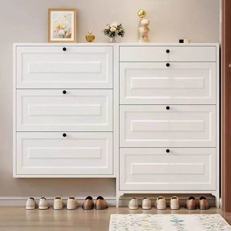 15cm压型超薄玄关翻斗式玄关免安装一体式鞋柜家用鞋架鞋柜