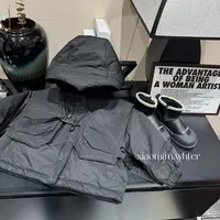 【现货】套装韩版男童工装棉服外套儿童2024秋冬款时尚洋气D68715