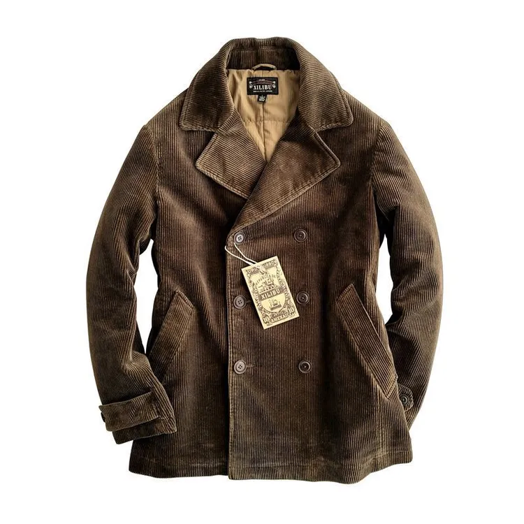 欧货/原单/外贸/剪标/捡漏棉服扣阿美咔叽复古灯芯绒休闲外套rrl