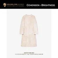 凝慧【雪松之境】轻奢皮毛一体时尚气质保暖百搭长款毛毛外套DA032