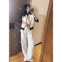 哝NONG【刺绣外套】-2025早秋拼接拉链后背刺绣百搭外套01492785