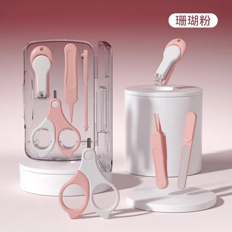 婴儿指甲剪新生专用宝宝指甲钳打磨器儿童护理工具套装小孩防剪手