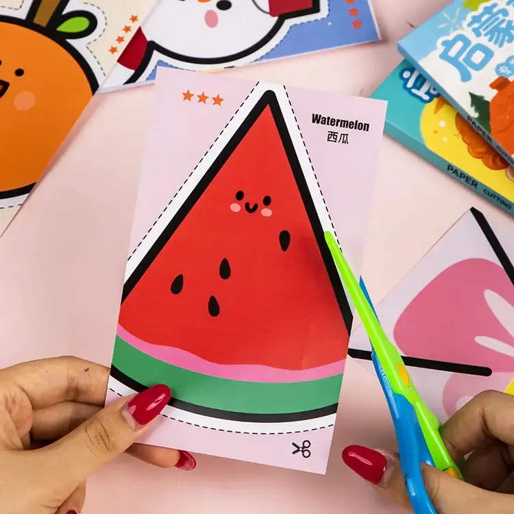 2岁半儿童剪纸手工diy启蒙幼儿园蒙氏早教宝宝益智玩具专注力训练