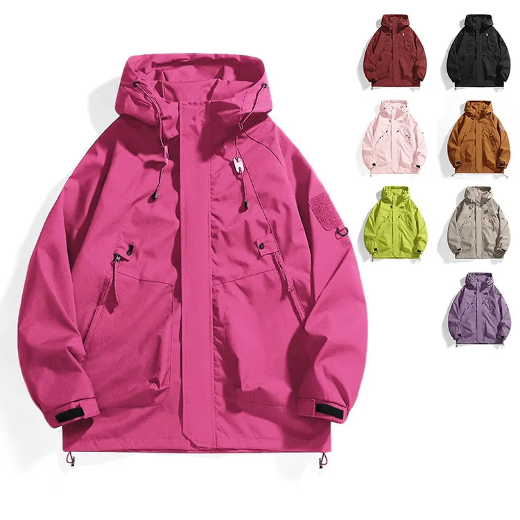 【美式工装冲锋衣】新色夹克宽松情侣连帽外套男女同款防风外套J90