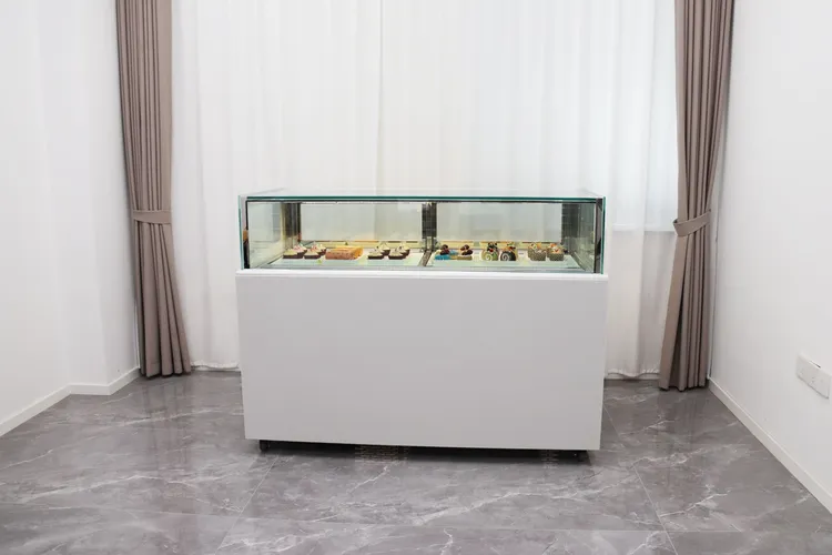 精品柜水果甜品蛋糕柜无边框展示柜玻璃立式保鲜多功能小型展示柜