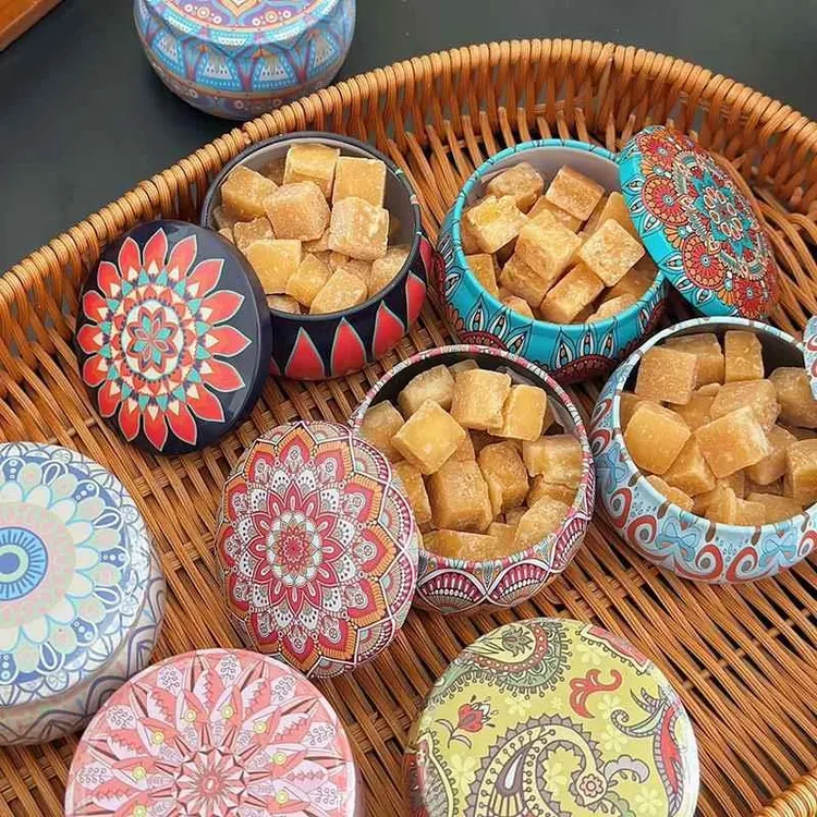 手工百草梨膏糖国风礼盒装 送男友节日年货新年送礼必备 110g/罐