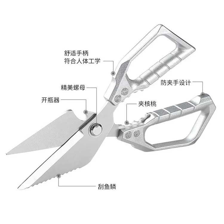 【同款强力鸡骨剪刀】超强力大头剪加厚多功能剪鸡鸭鱼鹅等家用商品图