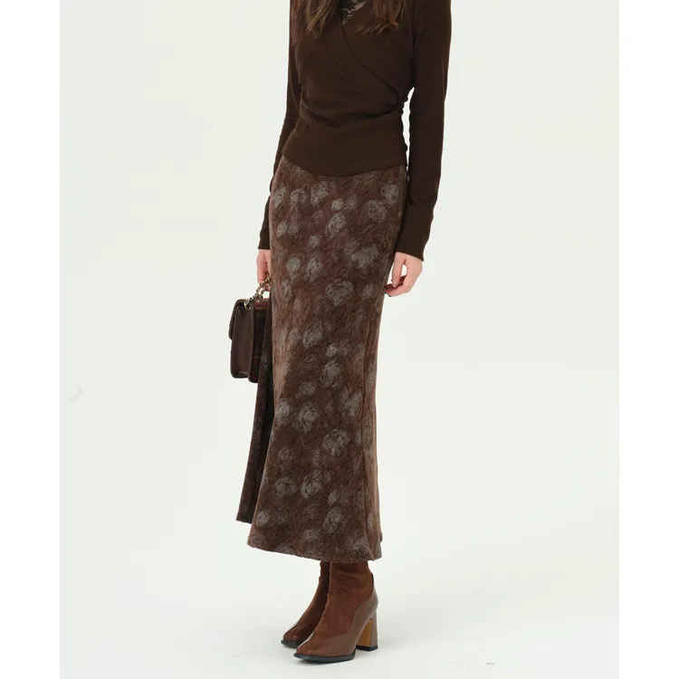 落日余辉/ 重生 女款半身裙设计款长款修身显瘦休闲风Co&Sheng