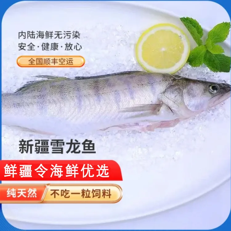 新疆有机富硒雪龙鱼无污染纯天然3条（单条约500g）