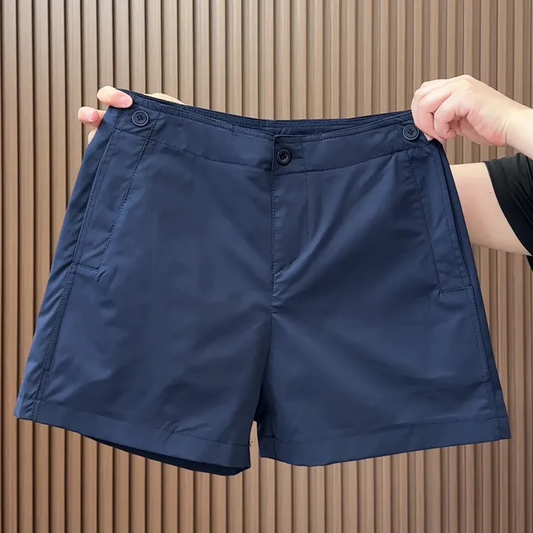 2025夏季新款女士轻薄速干短裤宽松显瘦休闲百搭凉凉透气直筒裤子